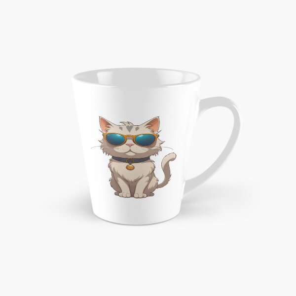 Item preview, Hipster Cat – Glasses & Chill Sticker designed and sold by Babayaa.