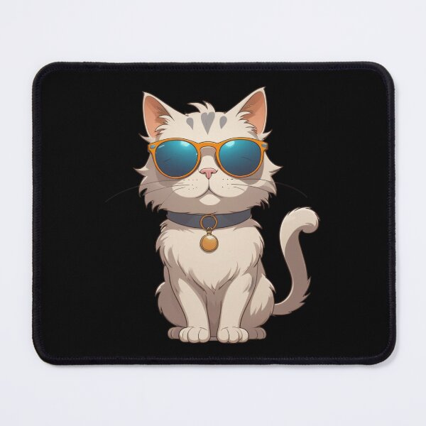 Item preview, Hipster Cat – Glasses & Chill Sticker designed and sold by Babayaa.