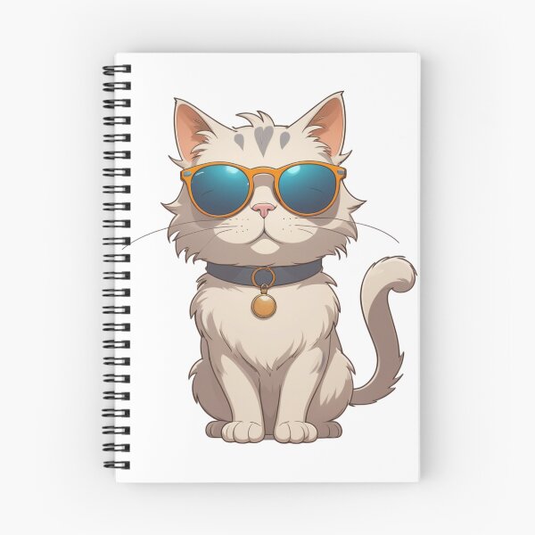 Item preview, Hipster Cat – Glasses & Chill Sticker designed and sold by Babayaa.