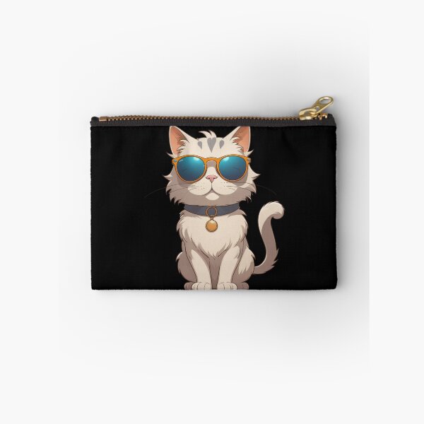 Item preview, Hipster Cat – Glasses & Chill Sticker designed and sold by Babayaa.