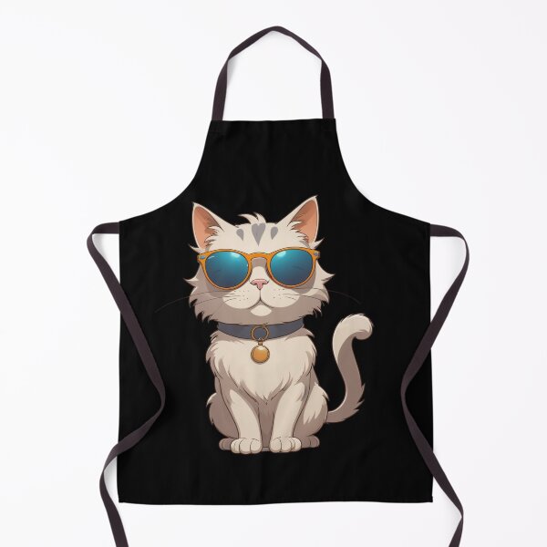 Item preview, Hipster Cat – Glasses & Chill Sticker designed and sold by Babayaa.