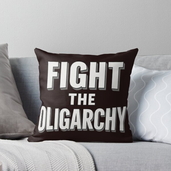 Item preview, Fight the Oligarchy Bold Lettering Tee designed and sold by Horizon Made.