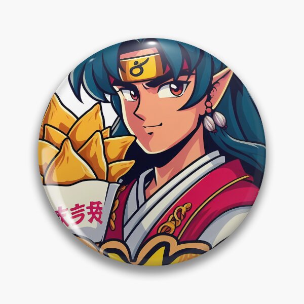 Item preview, Anime Samurai Samosa Lover Art designed and sold by Istyak7.