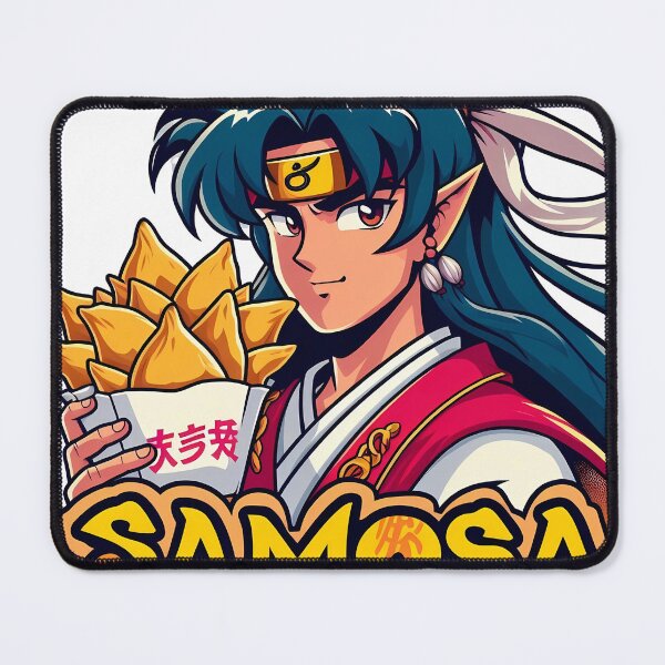 Item preview, Anime Samurai Samosa Lover Art designed and sold by Istyak7.