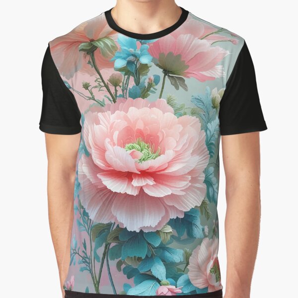 Aperçu de l'œuvre Jardin fleuri pastel — Art floral doux et fantastique créée et vendue par ajurnaya.