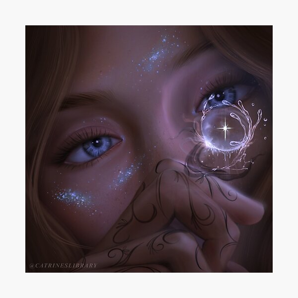 Artikel-Vorschau von Feyre-Augen (Glitzer), designt und verkauft von catrineslibrary.