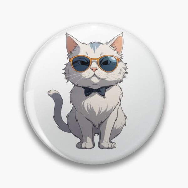 Item preview, Techie Cat – Glasses & Gadgets Sticker designed and sold by Babayaa.