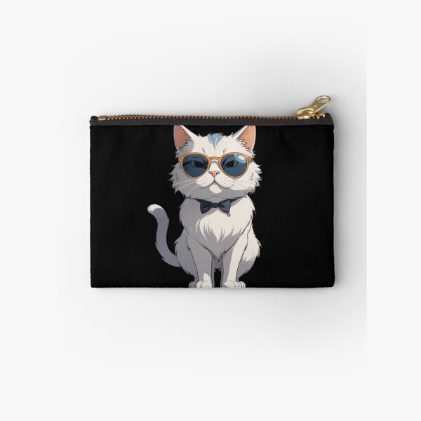 Item preview, Techie Cat – Glasses & Gadgets Sticker designed and sold by Babayaa.