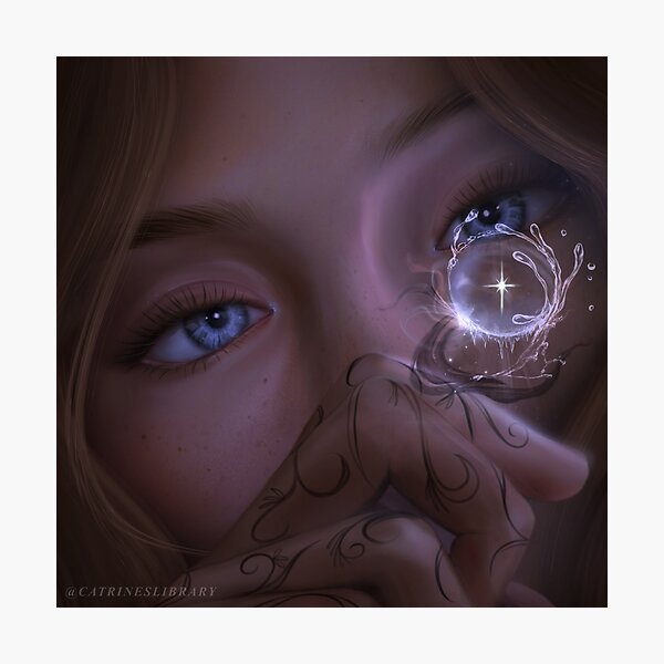 Artikel-Vorschau von Feyre-Augen (ohne Glitzer), designt und verkauft von catrineslibrary.