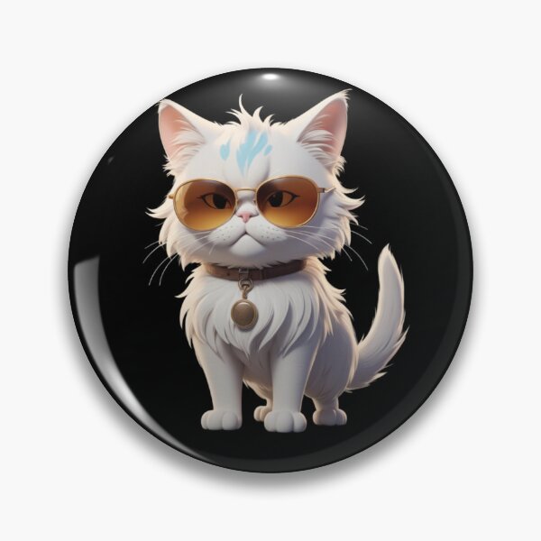 Item preview, Chic Cat – Glasses & Fashion Statement Sticker designed and sold by Babayaa.
