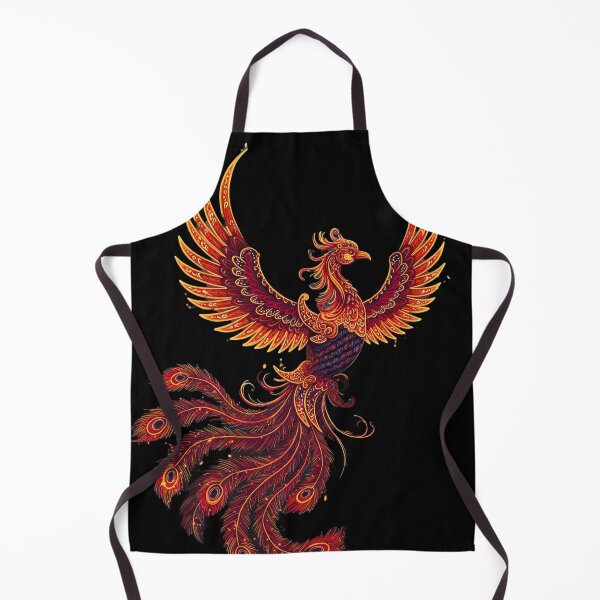 Item preview, Majestic Fire Phoenix – Mythical Bird Fantasy Art designed and sold by ethnicdigital.