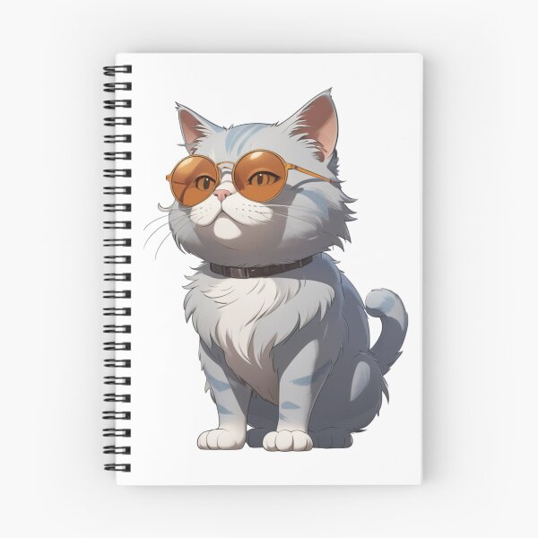 Item preview, Cat with Glasses – Intelligent Look Sticker designed and sold by Babayaa.