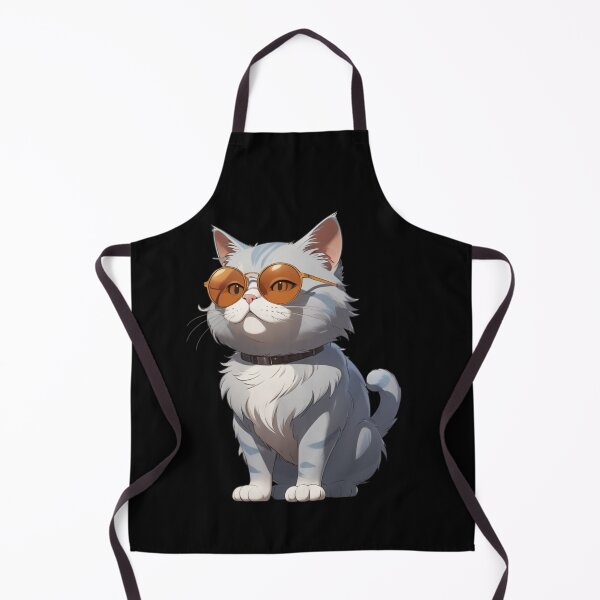 Item preview, Cat with Glasses – Intelligent Look Sticker designed and sold by Babayaa.