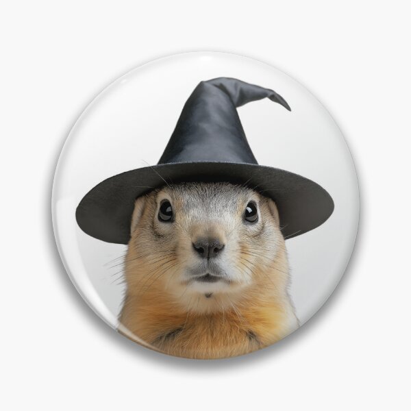 Item preview, Prairie dog Wearing Halloween Witch Hat designed and sold by LazyOwlStore.