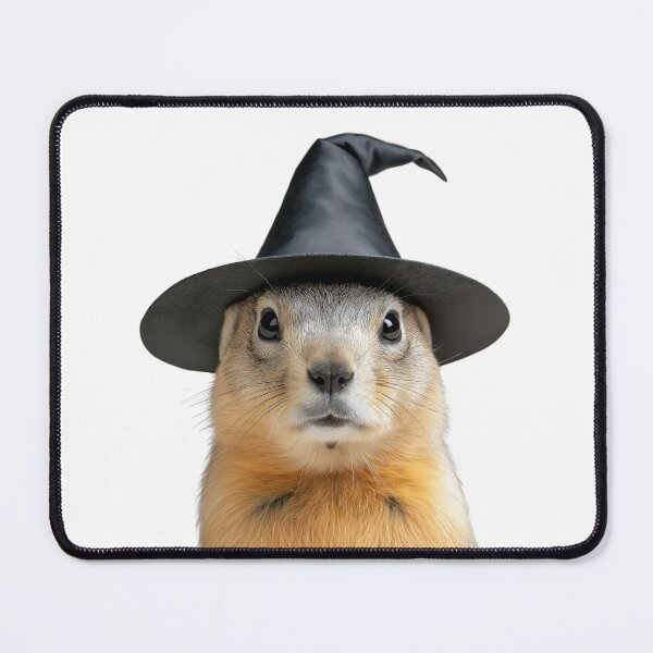 Item preview, Prairie dog Wearing Halloween Witch Hat designed and sold by LazyOwlStore.