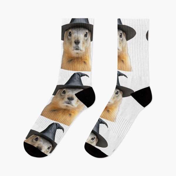 Item preview, Prairie dog Wearing Halloween Witch Hat designed and sold by LazyOwlStore.