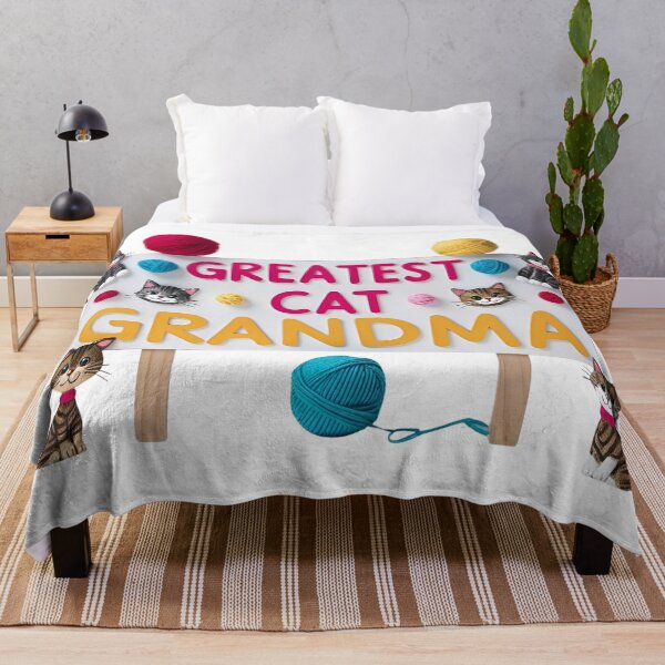 Item preview, Greatest Cat Grandma – Cute Cat Lover Gift for Grandmothers designed and sold by Fredster1966.