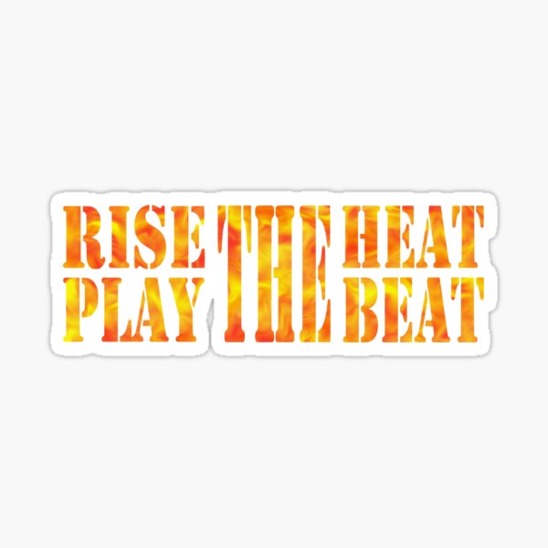 Aperçu de l'œuvre Rise the heat, play the beat créée et vendue par BeJahMan.