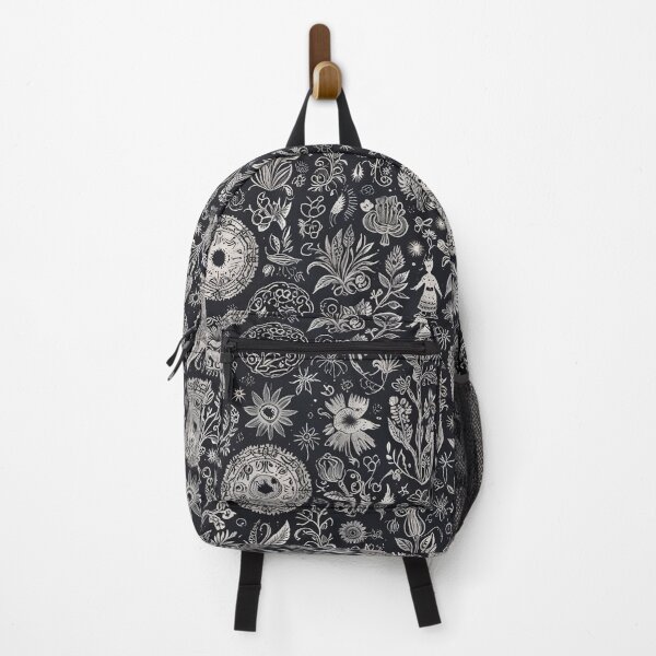 Item preview, Hand-Drawn Floral and Starry Pattern With Decorative Elements designed and sold by CoolPixels.