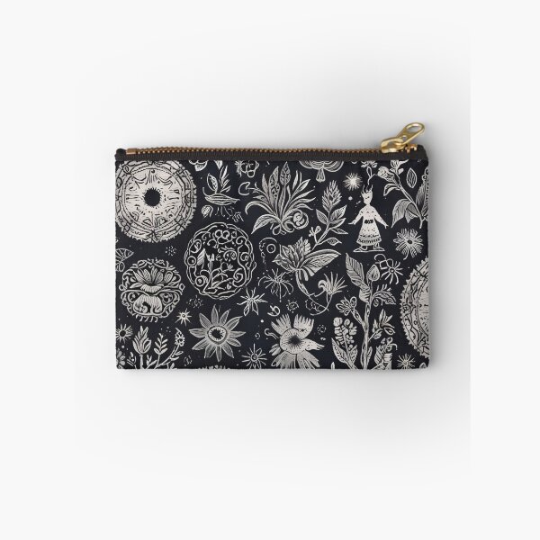 Item preview, Hand-Drawn Floral and Starry Pattern With Decorative Elements designed and sold by CoolPixels.