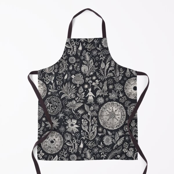 Item preview, Hand-Drawn Floral and Starry Pattern With Decorative Elements designed and sold by CoolPixels.