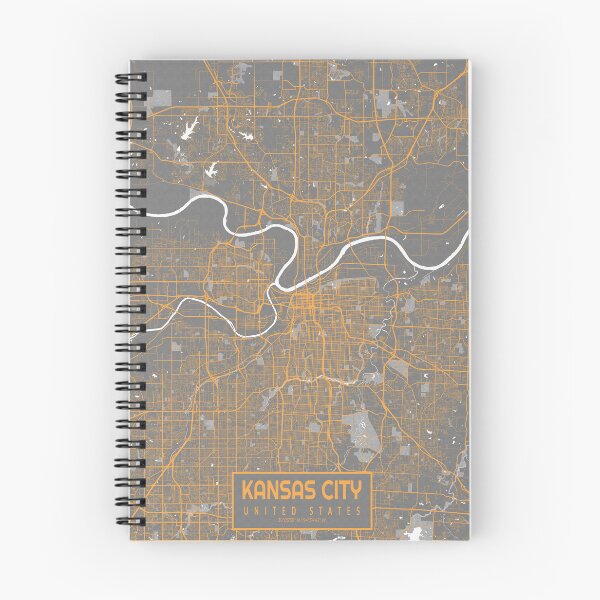 Item preview, Kansas City Map of Missouri, USA - Bauhaus designed and sold by deMAP.
