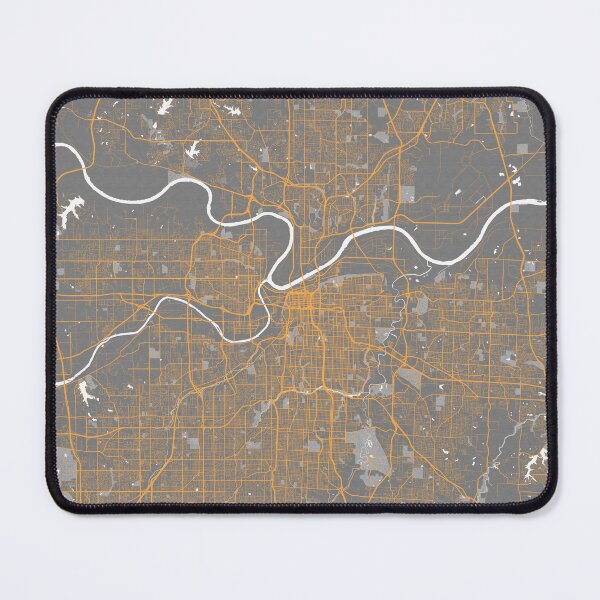 Item preview, Kansas City Map of Missouri, USA - Bauhaus designed and sold by deMAP.
