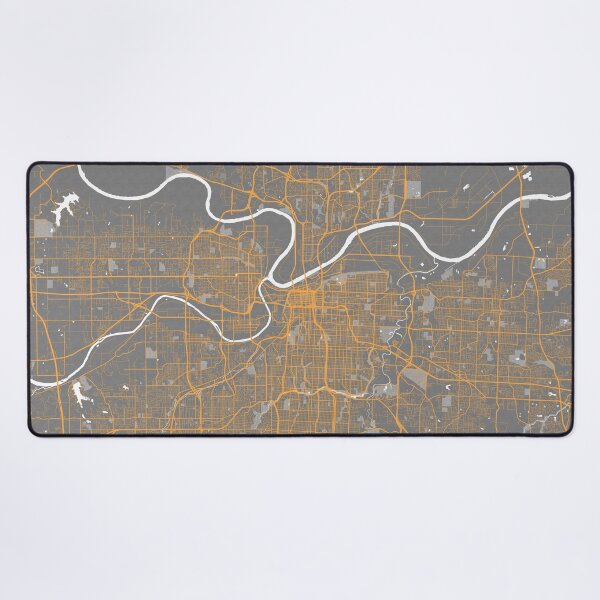 Item preview, Kansas City Map of Missouri, USA - Bauhaus designed and sold by deMAP.