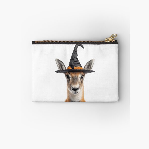 Item preview, Pronghorn Wearing Halloween Witch Hat designed and sold by LazyOwlStore.