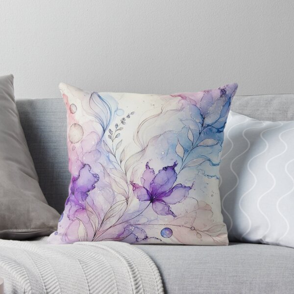 Item preview, Lavender x Dreamy ｜ alcohol ink art style designed and sold by PetitsArts.