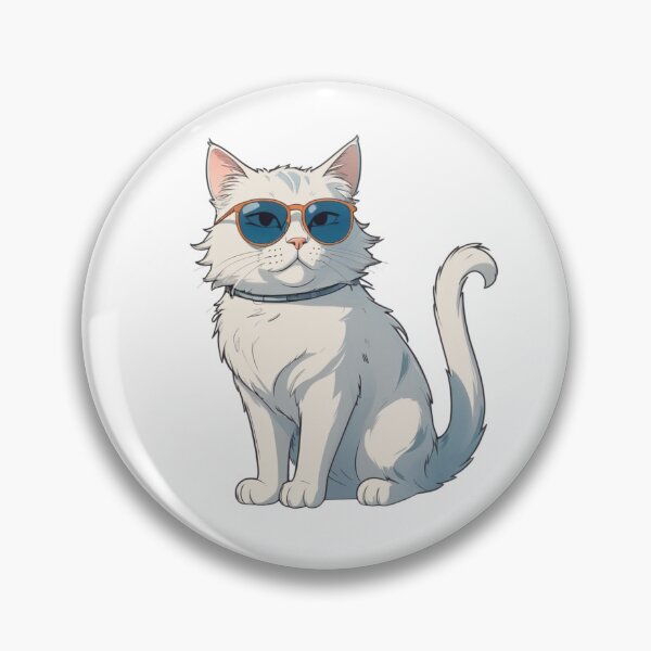 Item preview, Artist Cat – Glasses & Creative Vibes Sticker designed and sold by Babayaa.