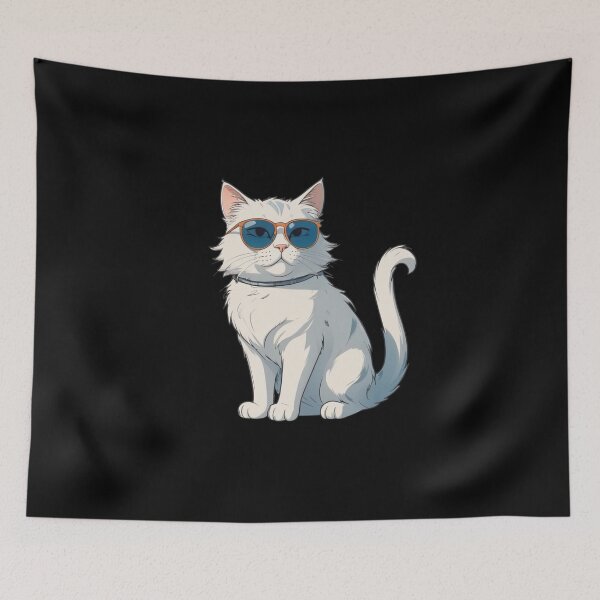 Item preview, Artist Cat – Glasses & Creative Vibes Sticker designed and sold by Babayaa.