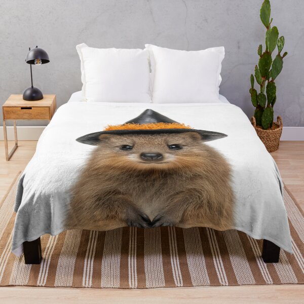 Item preview, Quokka Wearing Halloween Witch Hat designed and sold by LazyOwlStore.