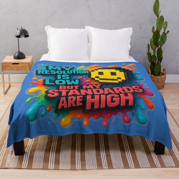 Item preview, Low Resolution, High Standards – Humorous Pixel Art designed and sold by Girih.