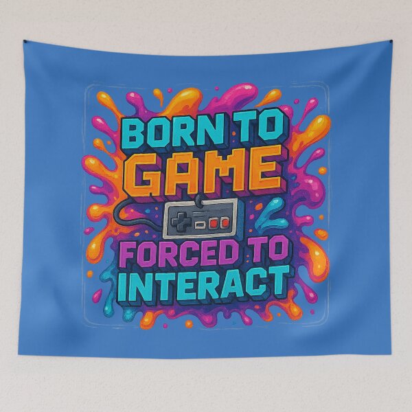 Item preview, Born to play – humor for gamers designed and sold by Girih.