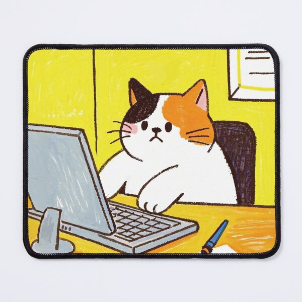 Item preview, Cat at Work designed and sold by Kayslab.