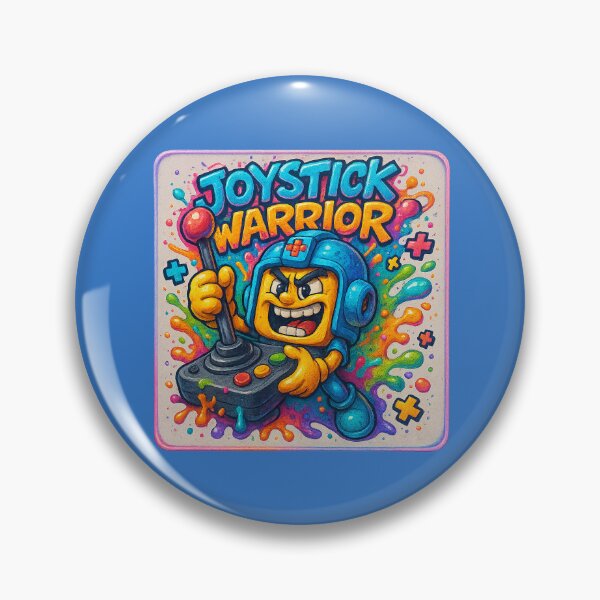 Item preview, Joystick Warrior – retro gaming in action designed and sold by Girih.