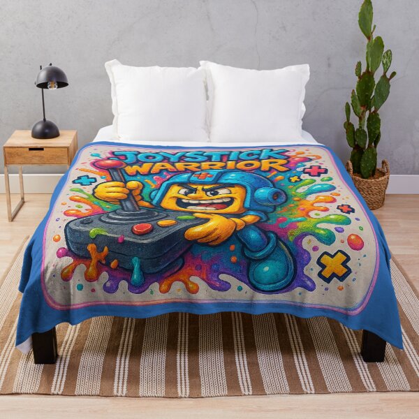 Item preview, Joystick Warrior – retro gaming in action designed and sold by Girih.
