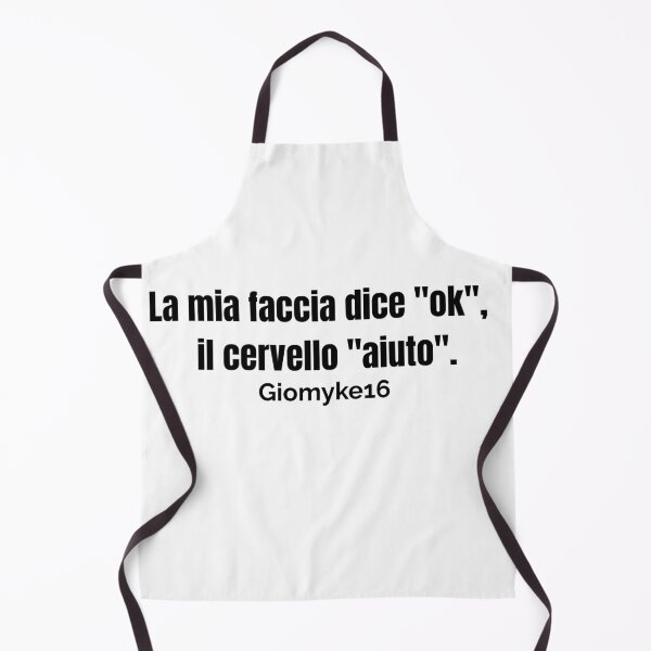 Item preview, La mia faccia dice “ok”, il cervello “aiuto” – Maglietta sarcastica designed and sold by Giomyke16.