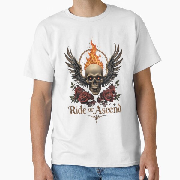 Item preview, Ride or Ascend - Biker Angel Vibe designed and sold by Marvis-Bills.