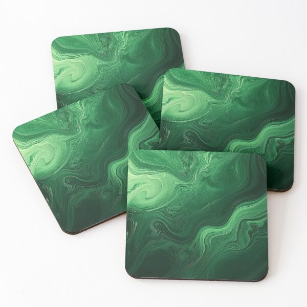 Item preview, Dark Green Abstract Swirls 1 designed and sold by SparroCreative.