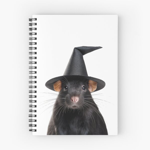 Item preview, Rat Wearing Halloween Witch Hat designed and sold by LazyOwlStore.