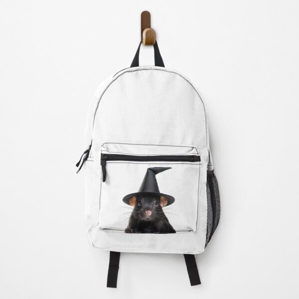 Item preview, Rat Wearing Halloween Witch Hat designed and sold by LazyOwlStore.