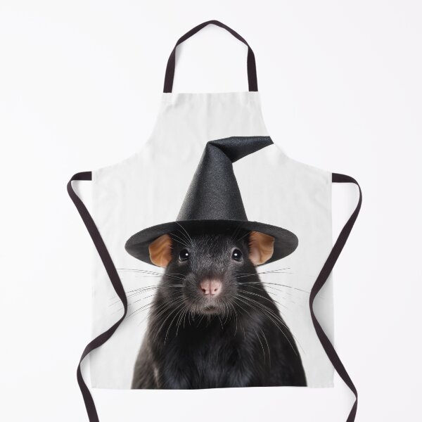 Item preview, Rat Wearing Halloween Witch Hat designed and sold by LazyOwlStore.
