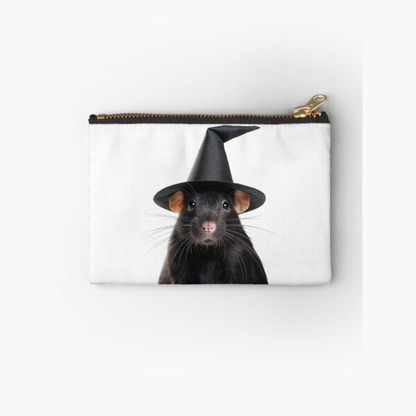 Item preview, Rat Wearing Halloween Witch Hat designed and sold by LazyOwlStore.