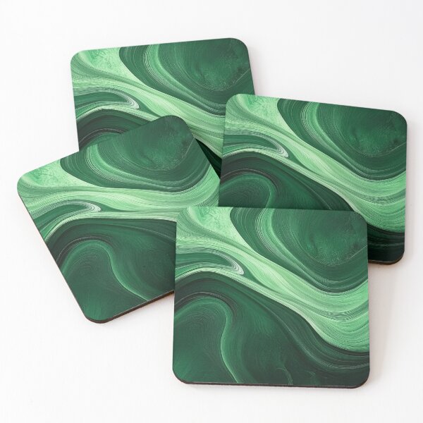 Item preview, Dark Green Abstract Swirls 2 designed and sold by SparroCreative.