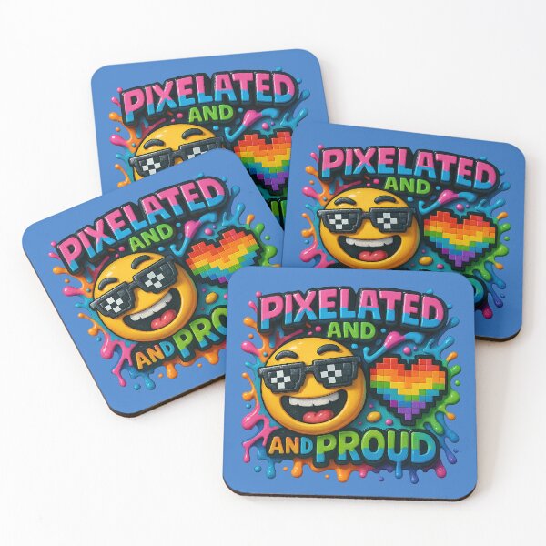 Item preview, Pixel art with pride – rainbow style designed and sold by Girih.