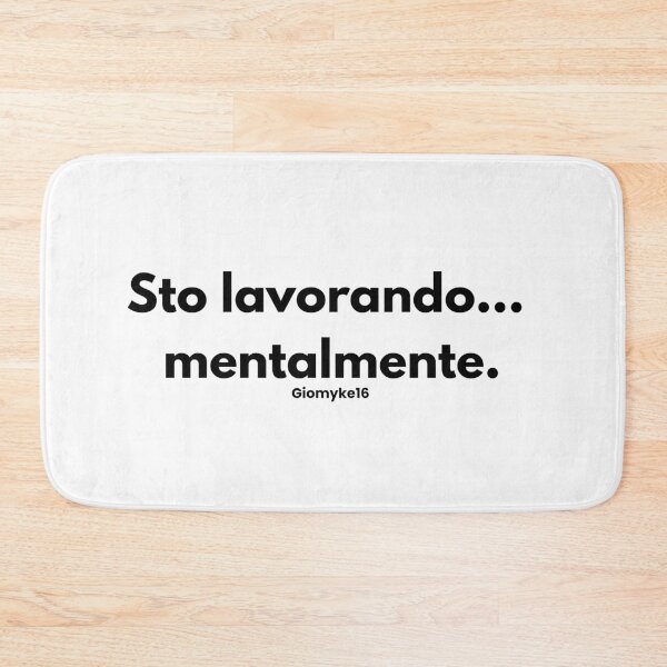Item preview, Sto lavorando... mentalmente – brand sarcastico  designed and sold by Giomyke16.