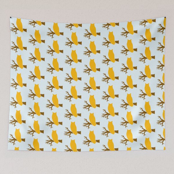 Item preview, Owl branch tree forest night silhouette sitting designed and sold by shirt-o-mat.