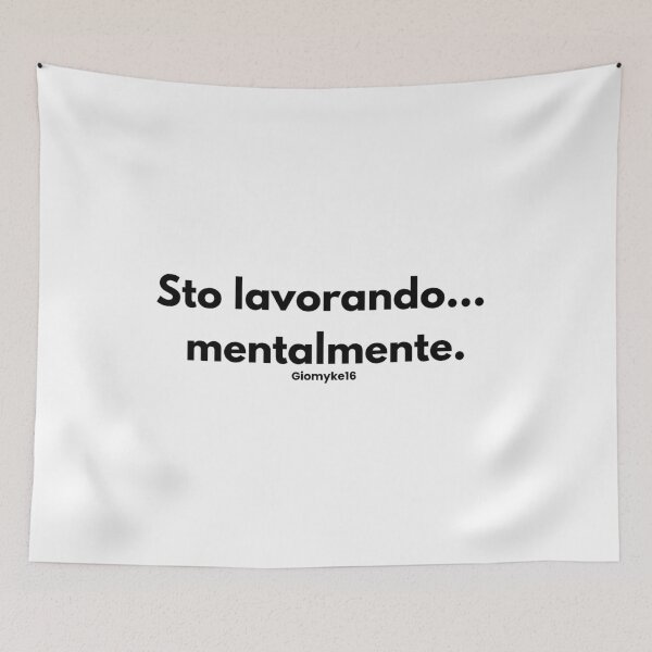 Item preview, Sto lavorando... mentalmente – brand sarcastico  designed and sold by Giomyke16.